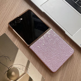 适用三星galaxy z flip7手机壳轻奢电镀超薄全包防摔flip6保护套个性创意高颜值高端zflip5手机壳外壳新款