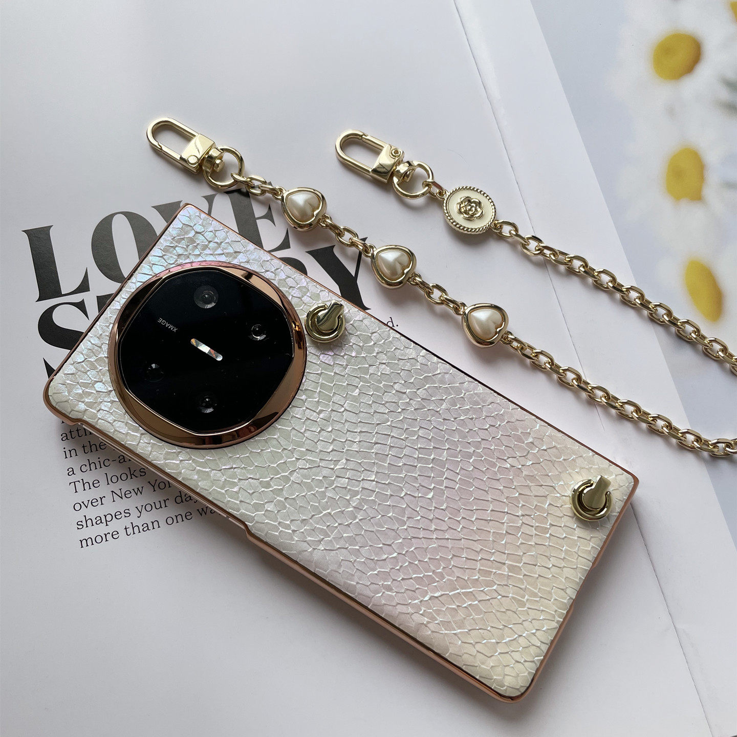 mateX6手机壳带挂绳轻奢高级感