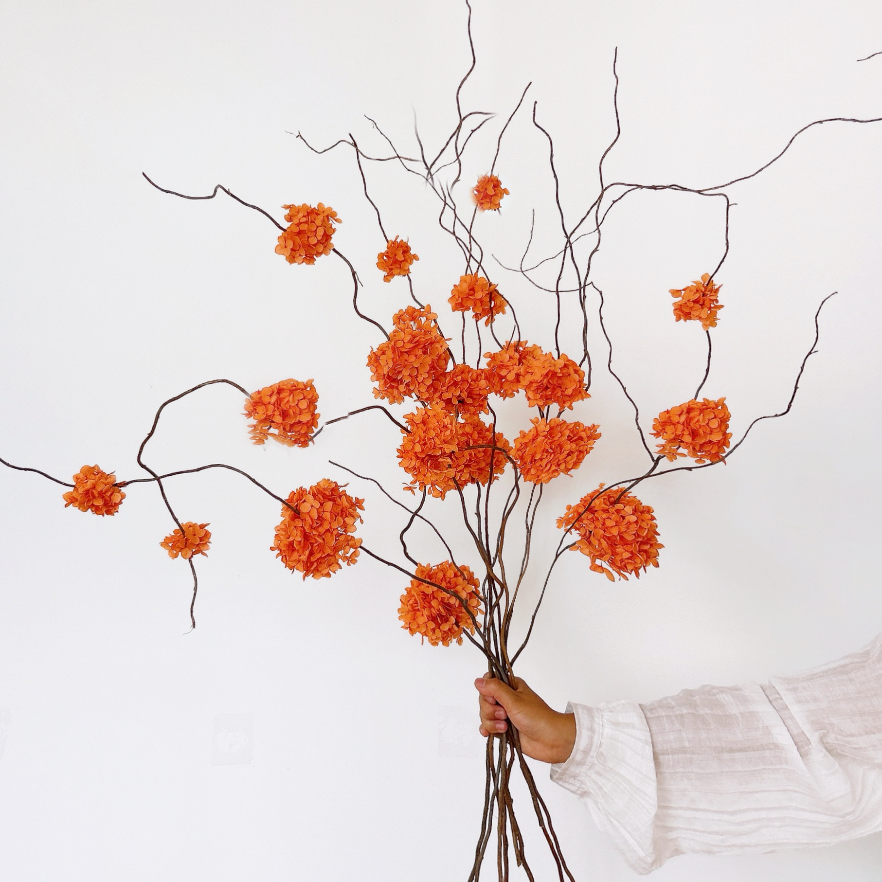 绣球永生花真花干花花束