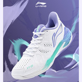 李宁羽毛球鞋 男女云霆NEW减震耐磨专业比赛稳定保护运动鞋 AYZU017