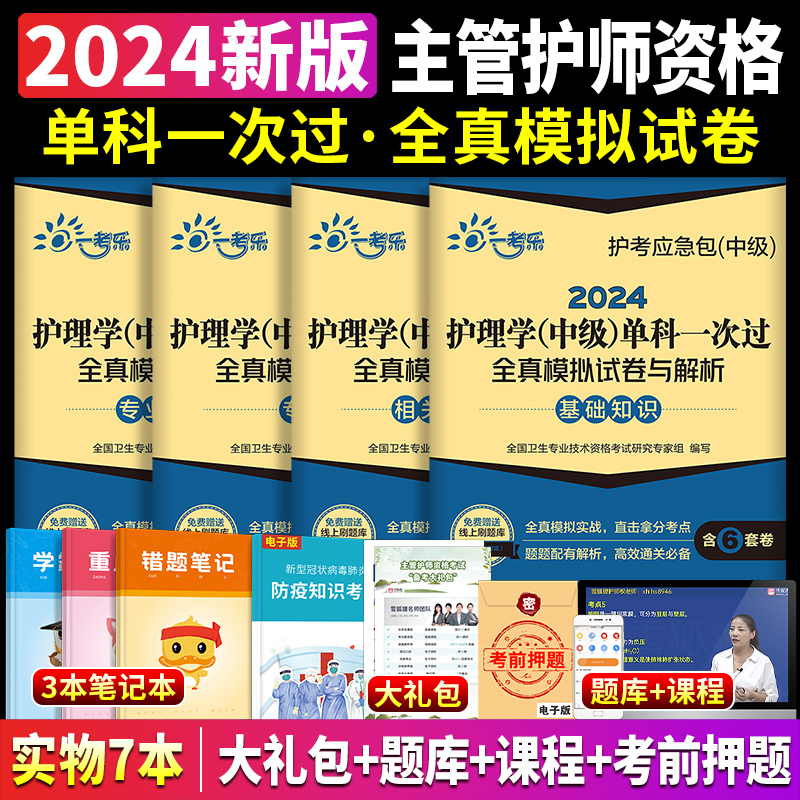 护理学中级单科一次过模拟试卷