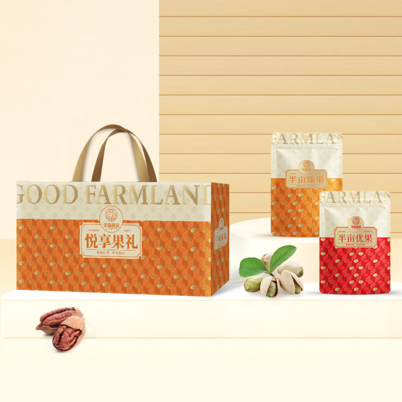 半亩良田 半亩川 悦享果礼1500g 坚果礼盒 年货礼盒 零食大礼包