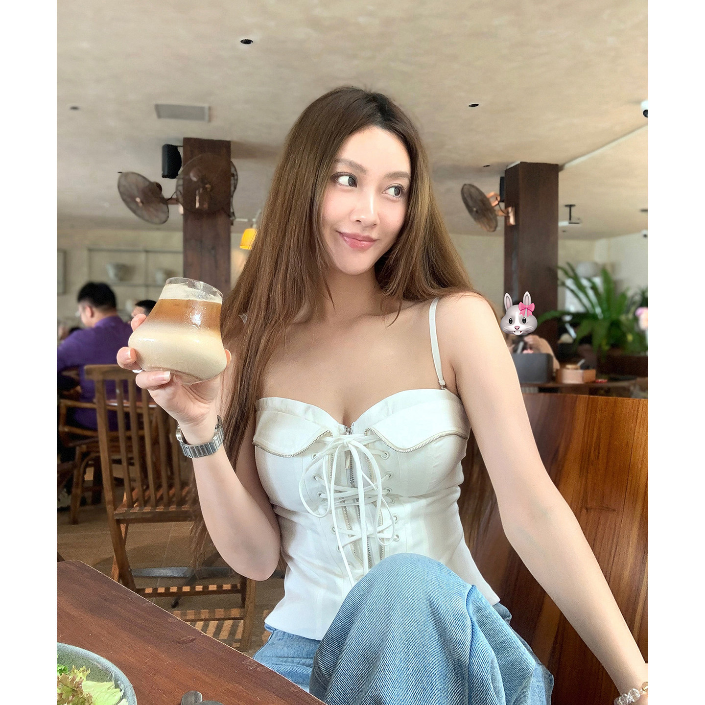 linalina酷辣甜心胸衣/绑带束腰吊带背心纯欲风显瘦内搭上衣女