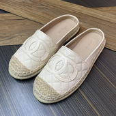 包头半拖鞋 懒人一脚蹬穆勒鞋 女外穿 2026春夏新款 厚底小香风渔夫鞋