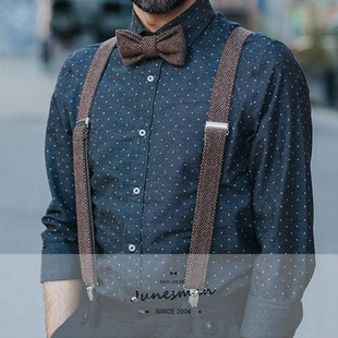 送盒袋国牌六月男人婚礼主持新郎伴郎兄弟团商务伴手礼背带男成人