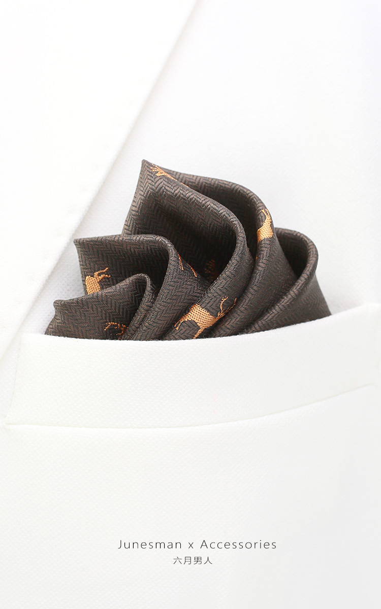 手工制西服胸口袋巾男士