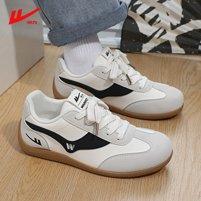 回力春秋情侣德训鞋复古男鞋透气潮鞋子女鞋厚底百搭休闲运动板鞋