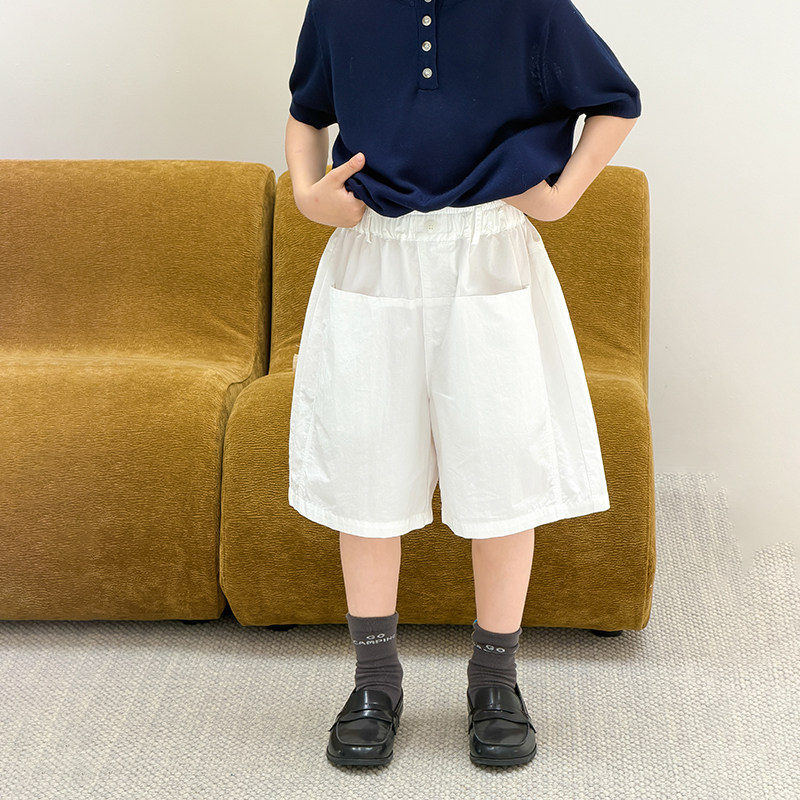 男童短裤2026夏季新款儿童凉感大口袋五分裤薄款棉裤子男宝夏装潮