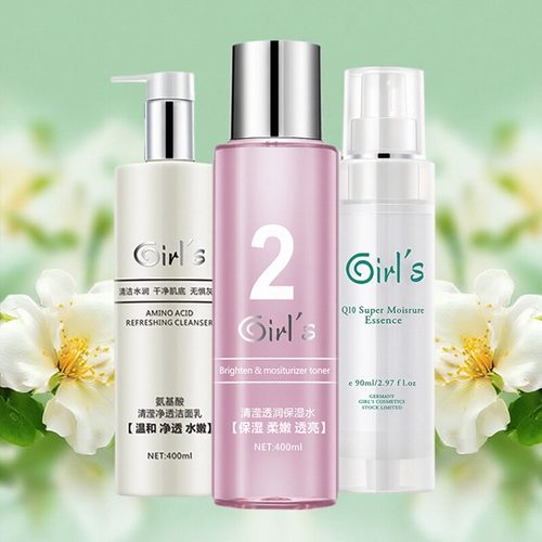 氨基酸洁面乳+2号水+Q10精华乳液