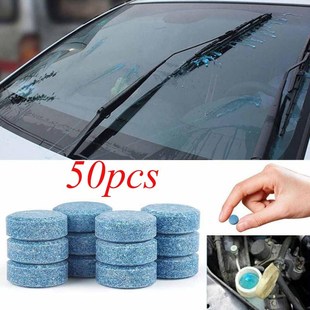 50PCS Car Wiper Tablet Glass Cleaning Washer Car Cleaner Win