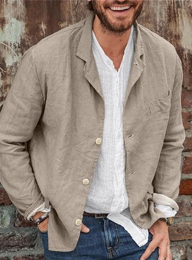 2021 jacket men's spring and autumn casual loose suit ja