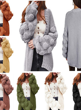 women sweater tops Autumn knitted shirt ladies coats女针织衫