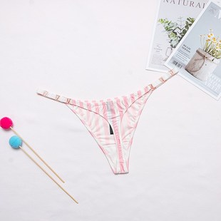 Silk Sexy Female Thongs women for Ice string UnderwearFit