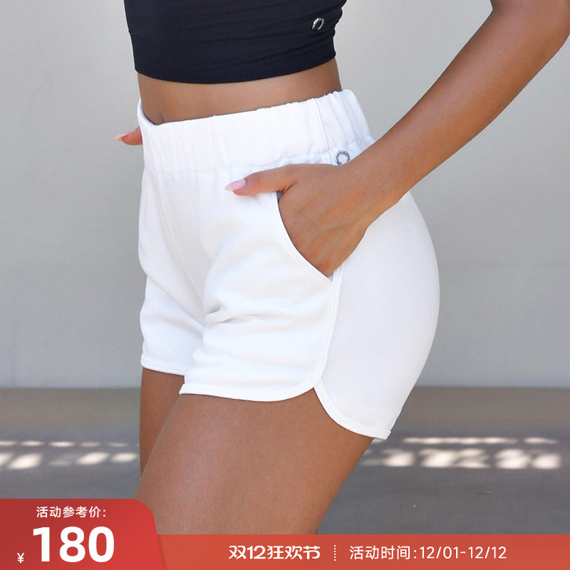 RESHAPE/重塑之路 高弹舒适插袋运动健身修身短裤UltraSoft