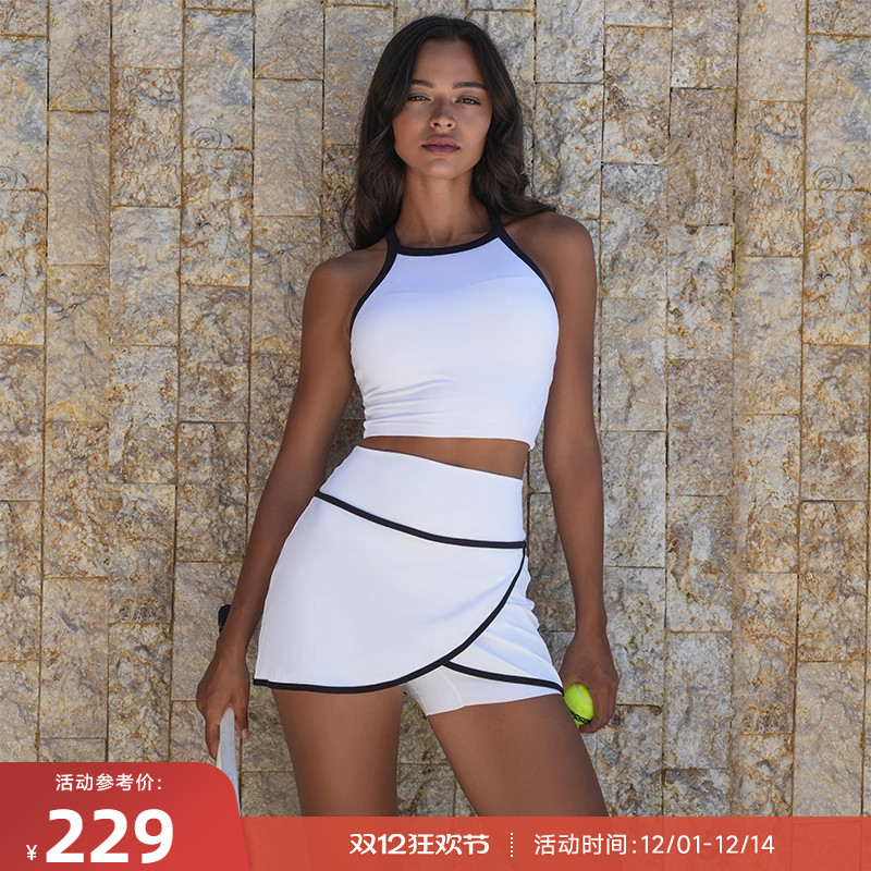 RESHAPE/重塑之路 复古网球裙高弹垂坠口袋短裤内衬半身裙Sprout