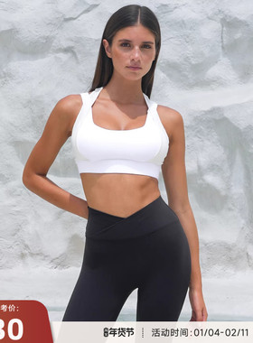 RESHAPE/重塑之路 假两件宽肩带美背中强度运动内衣Standout