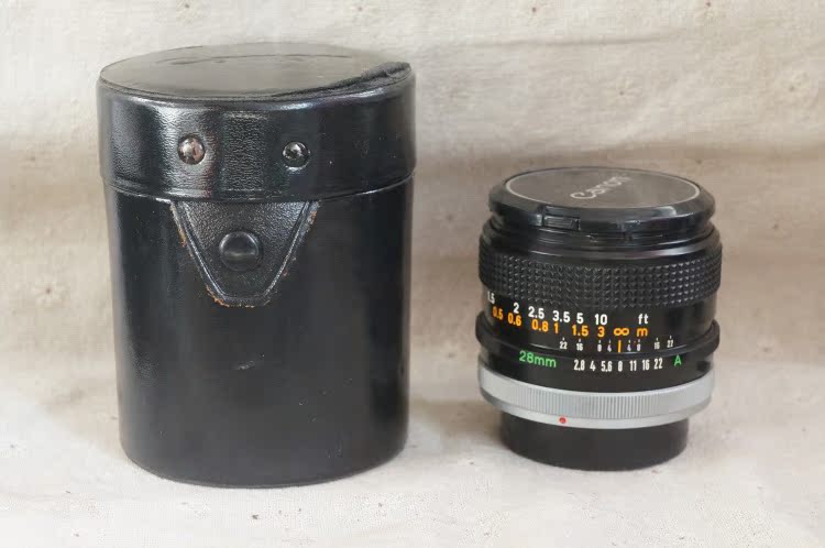 美品 佳能 FD SC 28mm f2.8 28/2.8 全套 二手廣角定焦 可轉接
