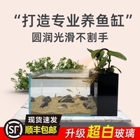 側(cè)濾客廳辦公桌小型循環(huán)造景魚缸