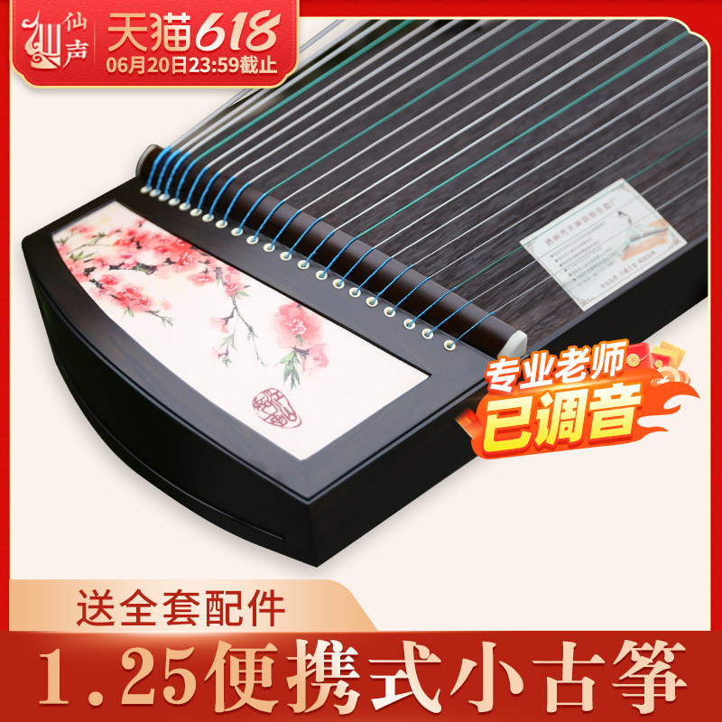 迷你小古筝半筝专业演奏儿童便携式初学者练习考级实木扬州