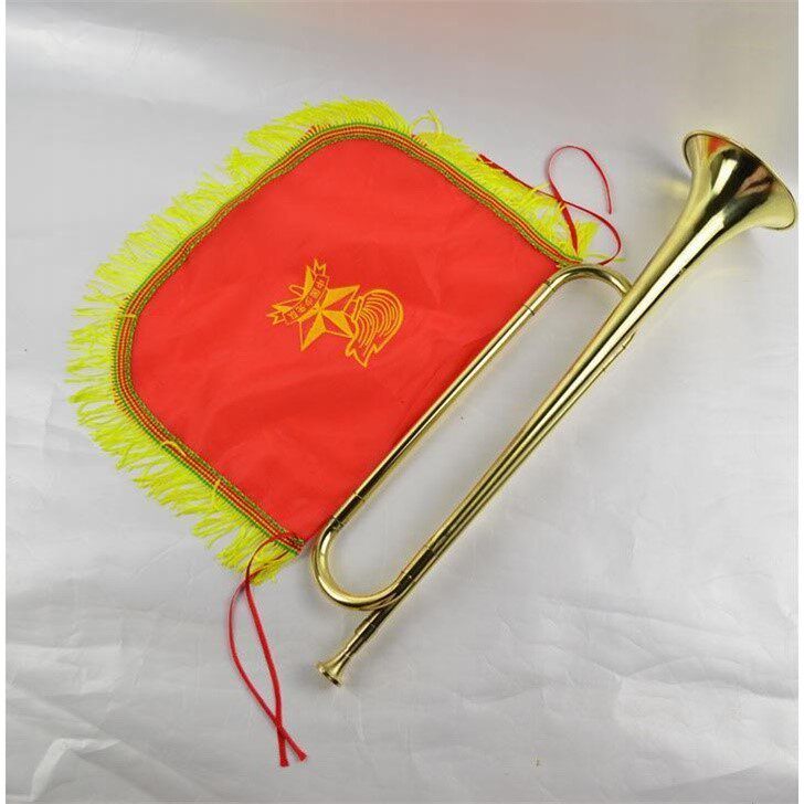 鼓号队乐器佳乐青年号鼓号小号吹号少先队演出活动清明节方阵