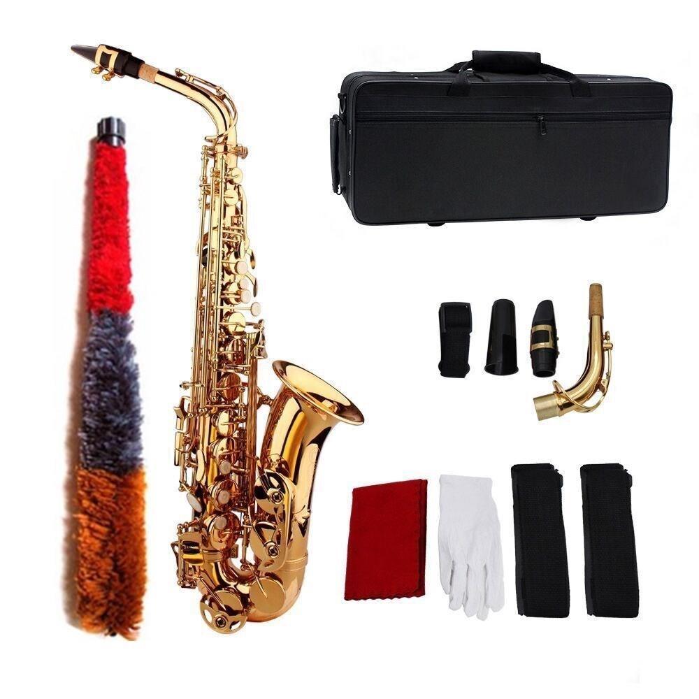 一件代发 Alto saxophone 降E调中音萨克斯风 电泳金萨克斯乐器