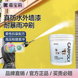 嘉宝莉新境界外墙漆乳胶漆防水防晒涂料户外自刷家用墙面色彩油漆
