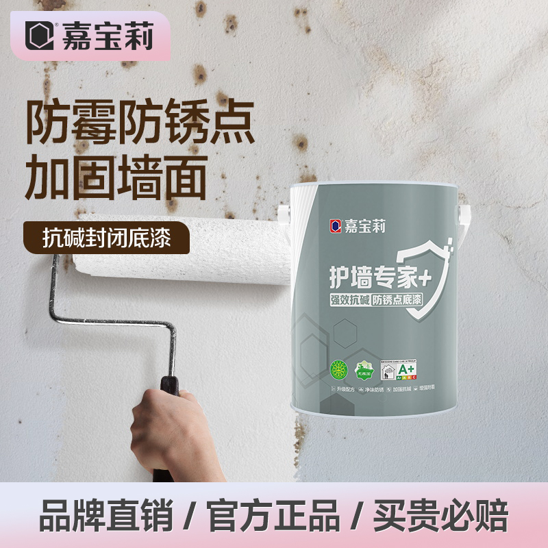 嘉宝莉净味乳胶漆室内家用涂料内墙抗碱护墙专家底漆增强附着力