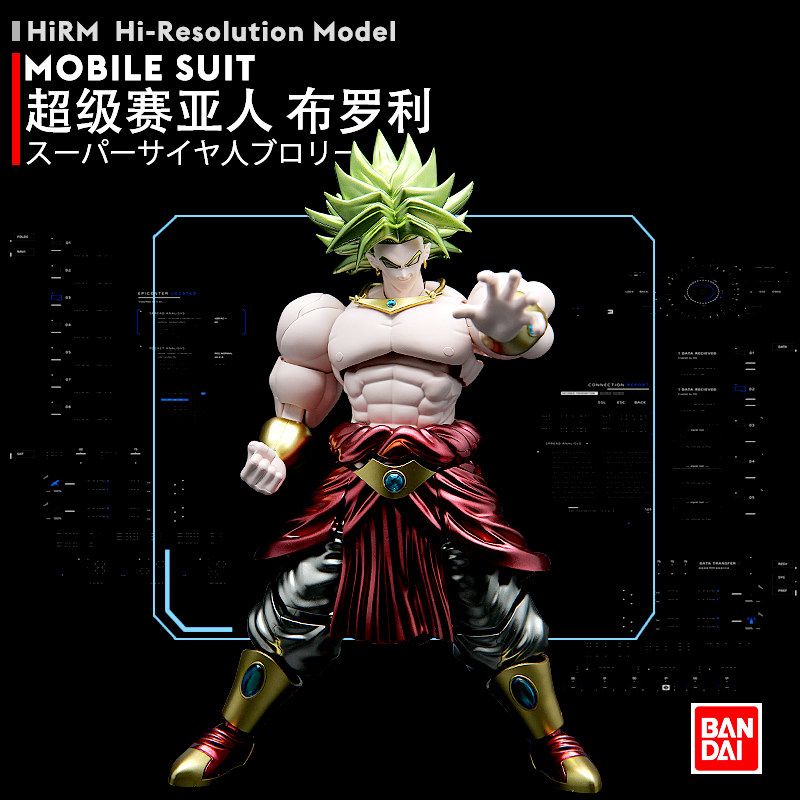 万代金属着色Figure-rise七龙珠传说超级赛亚人布罗利拼装模型