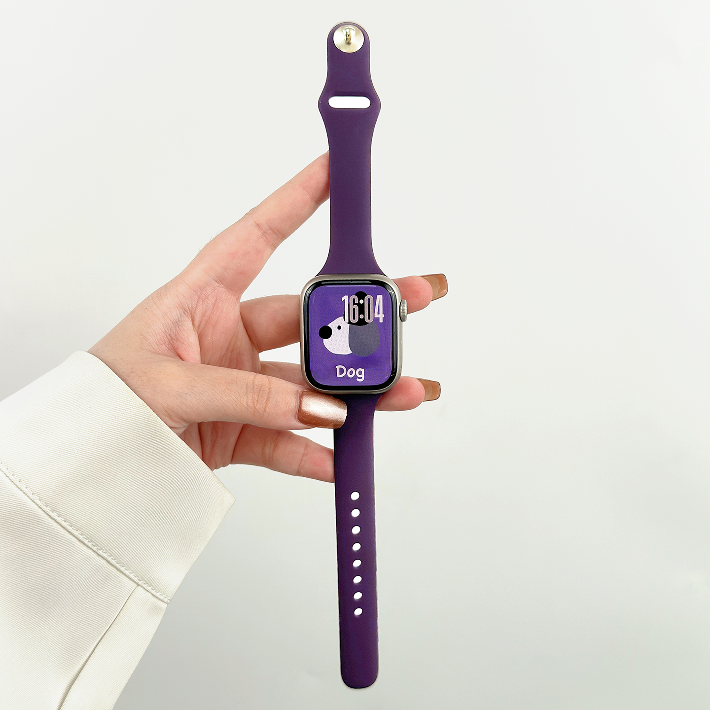 适用iwatch小蛮腰硅胶表带