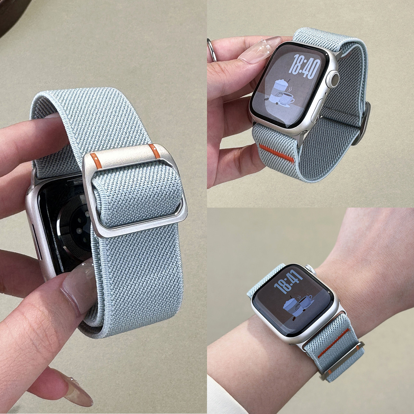适用iwatch尼龙手表带图片
