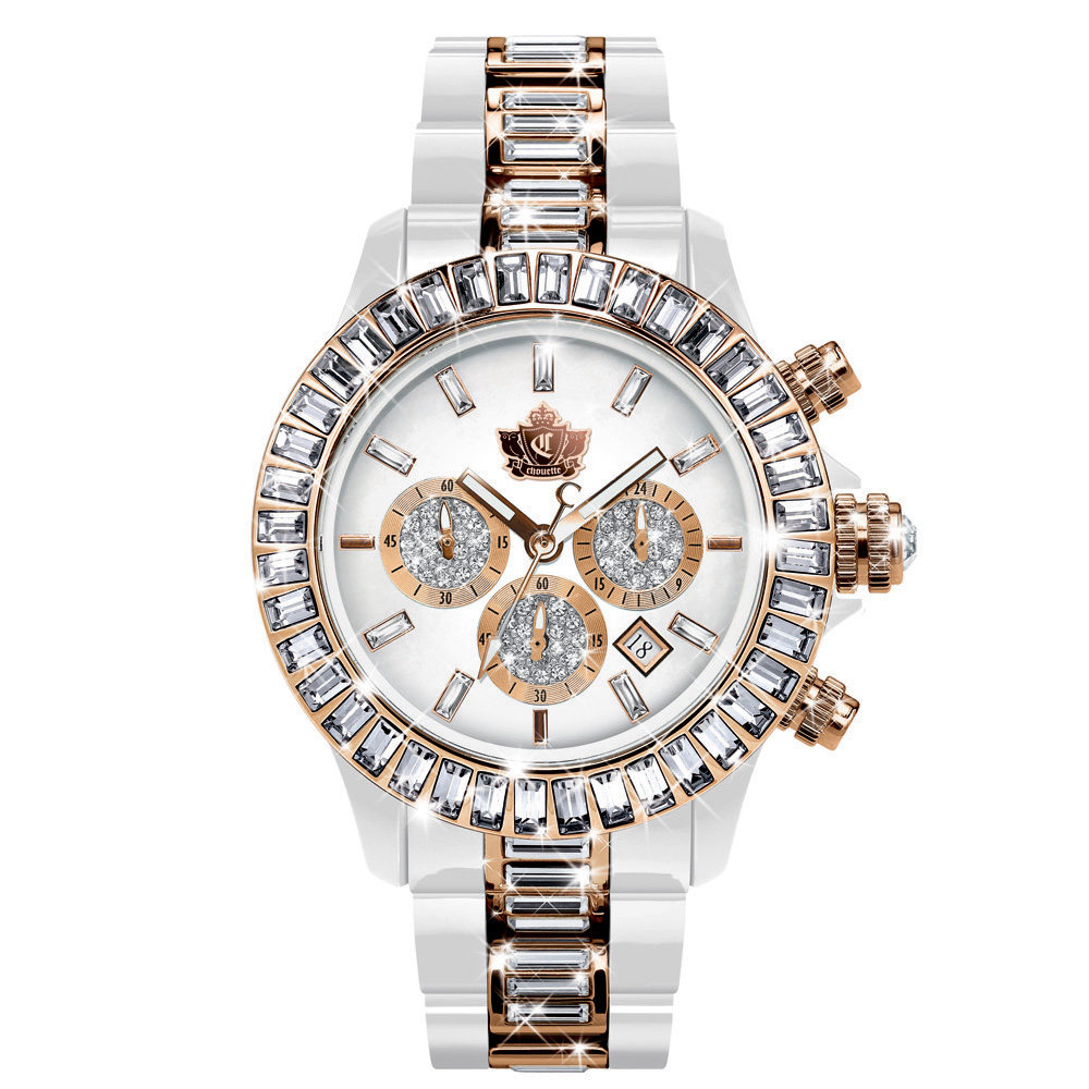 正品官方全新现货chouette时尚水钻表女式指针式石英机芯贝母腕表