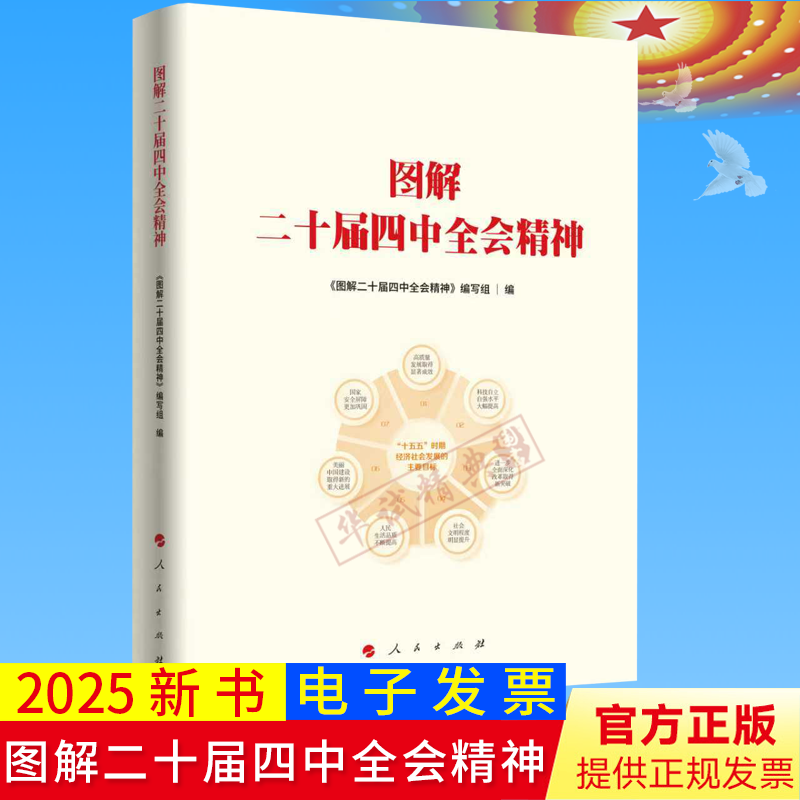 2025新书 图解二十届四中全会精神 深入阐释中共中央关于制定国民经济和社会发展第十五个五年规划的建议 二十届四中全会精神 人民