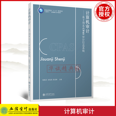 正版现货 计算机审计—基于用友CPAS审计信息系统 陈艳芬 立信会计出版社 互联网+业财融合系列教材 9787542962997