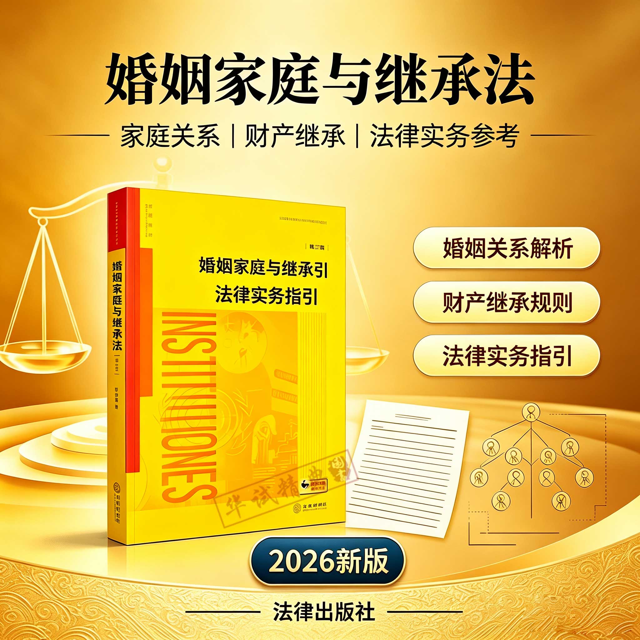 2026新版 婚姻家庭与继承法(第二版)杨立新 著 法学教材 法律出版社9787524421337