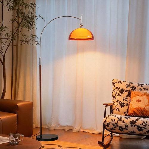 法式中古风氛围感钓鱼落地灯摆件