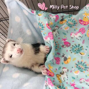 *满78包邮*宠物貂玛雪儿雪貂吊床 耐脏好洗 钻入睡袋秋冬保暖吊床