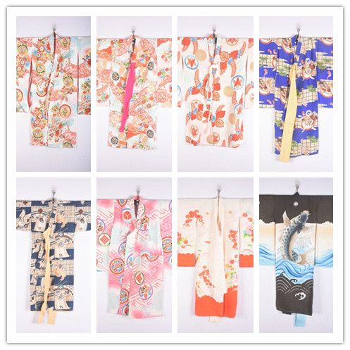 古着vintage风振袖羽织外穿和服