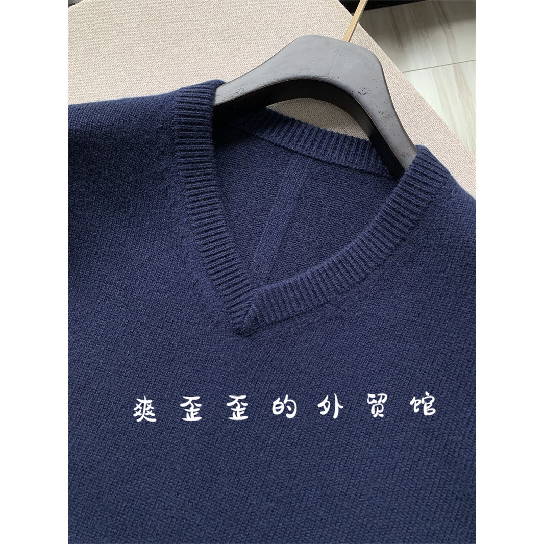 你们要的ROW来了！！看不厌穿不腻！！羊毛羊绒V领针织衫毛衣女