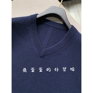 羊毛羊绒V领针织衫 看不厌穿不腻 毛衣女 ROW来了 你们要