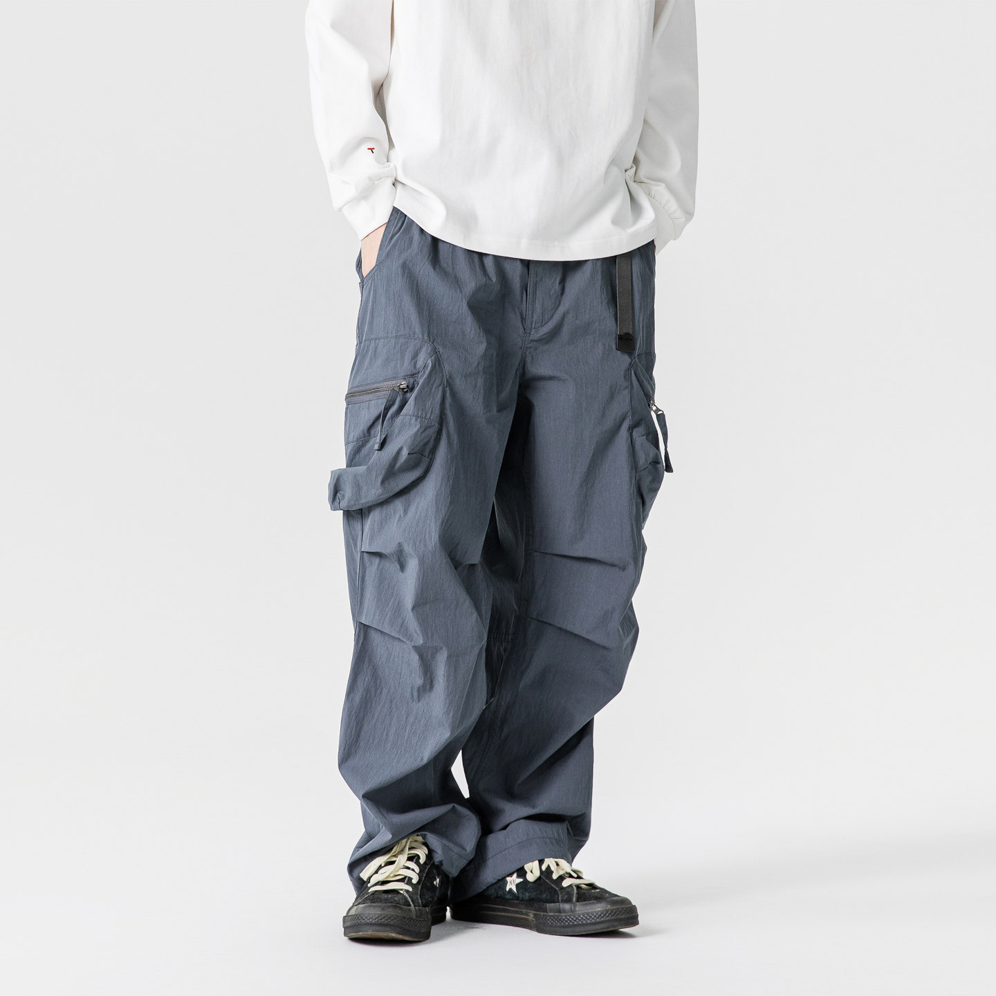 机能口袋工装长裤冲锋伞兵休闲裤