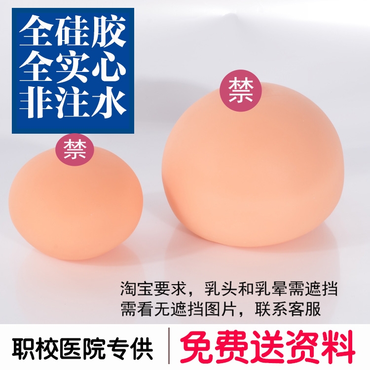 家政培训催乳师教具 全硅胶球形大乳房模型 仿真假胸假乳房模型