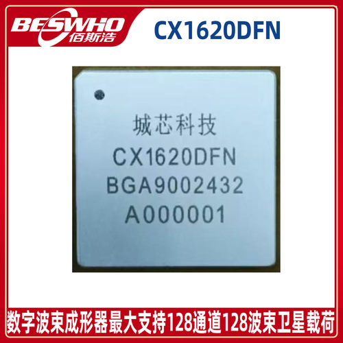 CX1620DFN数字波束成形器数字相控阵系统卫星载荷JESD204B协议