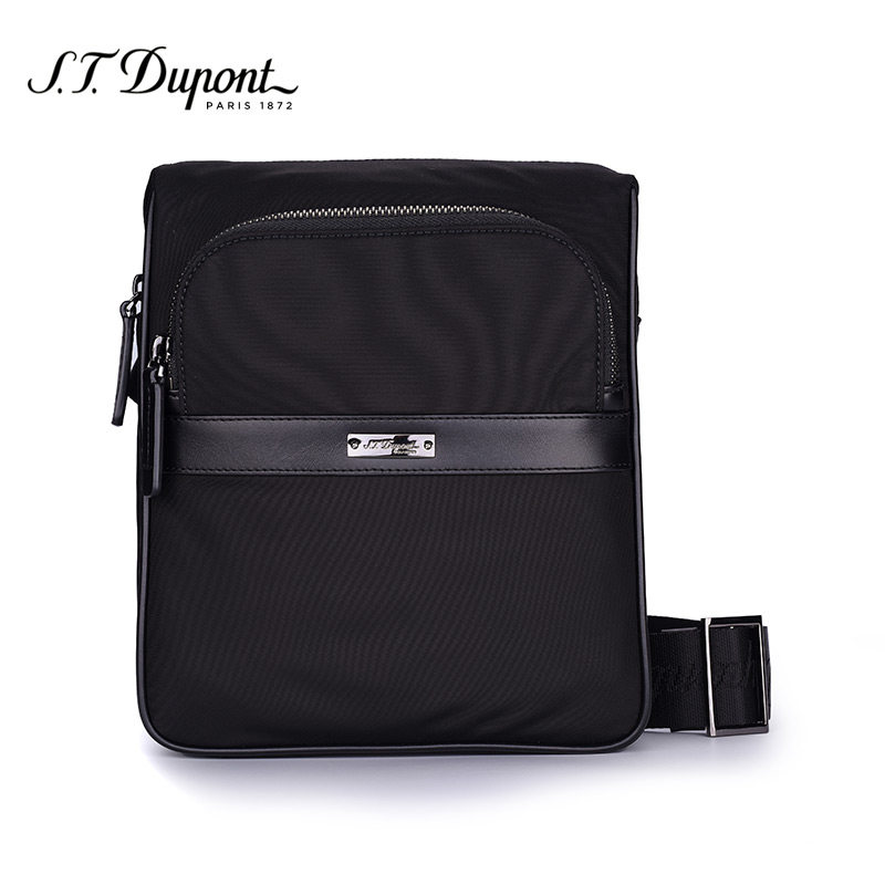 S.T. Dupont/都彭简约布艺风邮差包 新品单肩斜挎包 3108-2496