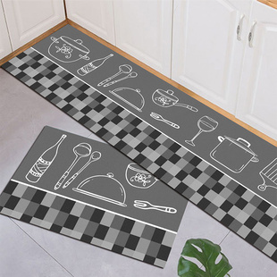 厨房吸水地垫硅藻泥防滑防油防水入户垫家用进门脚垫免洗可擦地毯