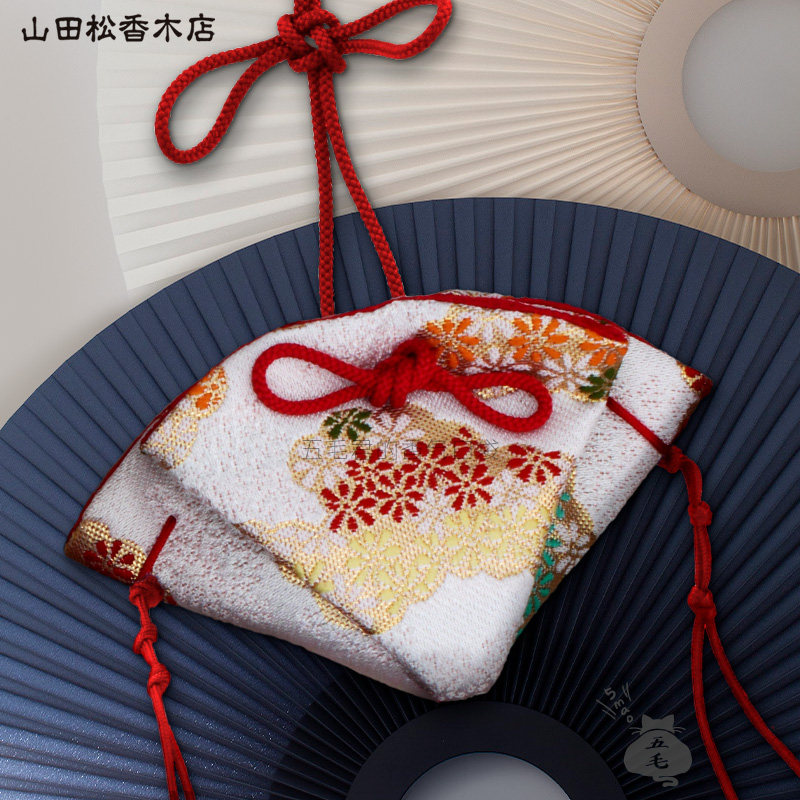 五毛新品「和扇香囊」日本山田松香木店手工香包舒缓防虫香袋车载