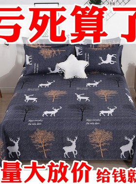 床单单件通用磨毛双人床单宿舍