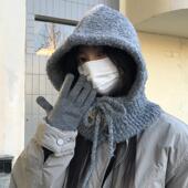 时髦拉法帽冬季 TUshu ins博主款 含羊毛雷锋帽百搭保暖护耳针织帽