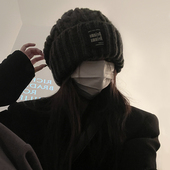 复古麻花款 TUshu 大版 ～秋冬针织帽子男女百搭保暖护耳防寒毛线帽