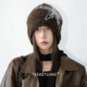 TUshu 星星复古酷感～大版 拉毛包头帽子女秋冬保暖护耳堆堆帽冷帽