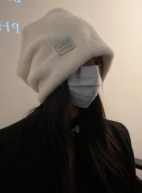 TUshu/糯唧唧暖fufu～秋冬保暖护耳大版包头帽气质百搭冷帽堆堆帽